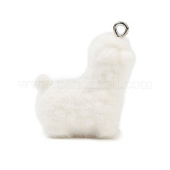 Подвески из непрозрачной смолы с изображением животных&nbsp;RESI-I353-01P-02