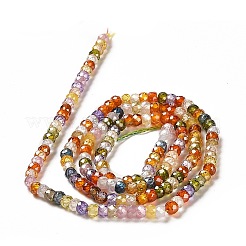 Brins de perles de zircon cubique&nbsp;X-ZIRC-G001-01L
