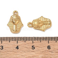 304ステンレスペンダント  ファラオのチャーム  イオンプレーティング（ip）  18KGP本金メッキ  16x11x3mm  穴：1.5mm&nbsp;SA-CBAE5AC-22G