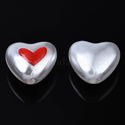 3d печатные бусины из абс-пластика с имитацией жемчуга KY-S163-440