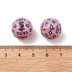 Тематика дня независимости деревянные европейские бусины WOOD-I014-01A