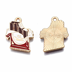 Подвески из экологически чистого сплава с эмалью&nbsp;ENAM-T011-86-NR