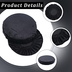 Бархатный чехол на круглый табурет AJEW-WH20020-290D