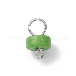 Подвески-коннекторы heishi из синтетической бирюзы&nbsp;PALLOY-JF04247-01