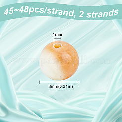 2 нити натуральных цветочных бусин амазонита нити G-DC0001-39