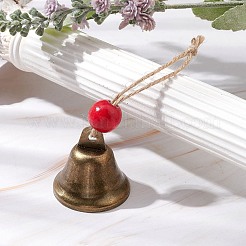 Eisen Glocke Anhänger Dekoration&nbsp;HJEW-JM02235-02