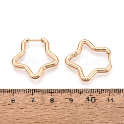 Серьги-кольца из нержавеющей стали 304&nbsp;STAS-T074-21G