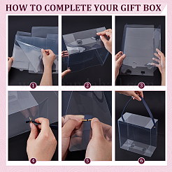 Прозрачный пластиковый пакет подарочная упаковка&nbsp;CON-WH0085-104A