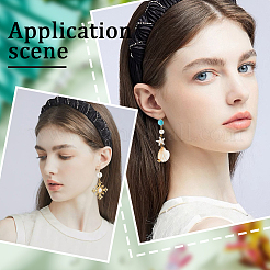 20 шт. 2 стиля латунных крючков для сережек&nbsp;KK-BBC0011-29