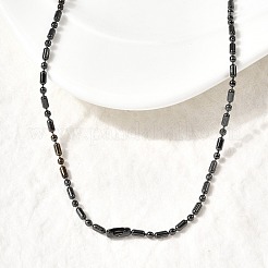 Ожерелья из цепочек-столбиков из нержавеющей стали 201 толщиной 2 мм&nbsp;NJEW-C097-01B