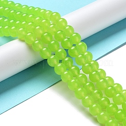 Натуральные и крашеные нити шарик Malaysia нефрита G-A146-8mm-A09-01
