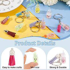 Набор для самостоятельного изготовления брелока в форме светящегося стакана сока DIY-OC0010-88