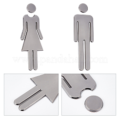 1 комплект пластиковых наклеек для ванной комнаты AJEW-GF0005-94A