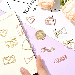 60 шт. 12 вида железных скрепок&nbsp;AJEW-SP0002-97