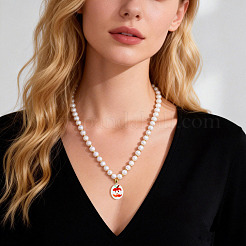 8 pendentif en porcelaine fait main&nbsp;PALLOY-SW00155