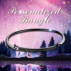 Модный латунный браслет с гравировкой&nbsp;JB247D