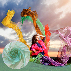 Лазерная полиэстеровая сетчатая ткань для поделок своими руками&nbsp;DIY-WH0888-06C