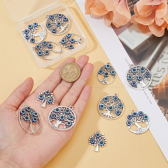 12 pièces 6 styles pendentifs en alliage de style tibétain&nbsp;FIND-FH0009-09