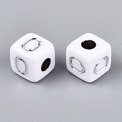 Непрозрачные акриловые бусины&nbsp;SACR-T035-03O