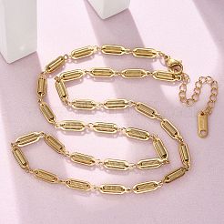 Ожерелья из спиральной цепочки из нержавеющей стали 304 NJEW-S442-10G