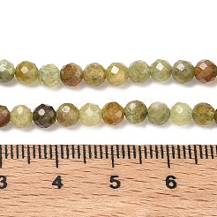 Natürlichen grünen Granat Perlen Stränge&nbsp;G-Z161-A03-4mm