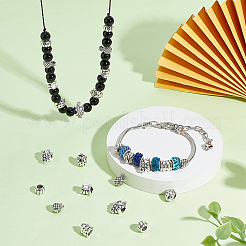 150 шт. 5 стиля тибетский стиль цинковый сплав европейские бусины с большим отверстием FIND-PH0023-70