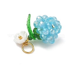 Прозрачные стеклянные подвески PALLOY-MZ00905