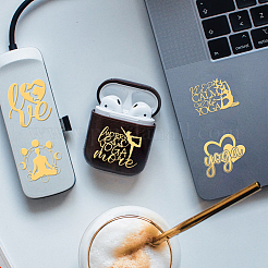 9 шт. никелевые самоклеящиеся наклейки с картинками&nbsp;DIY-WH0450-194