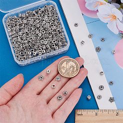 300 шт. 6 стиля бусины из сплава в тибетском стиле&nbsp;TIBEB-PH0005-36