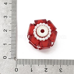 Прозрачные акриловые бусины&nbsp;CLAY-NH0003-04S-10