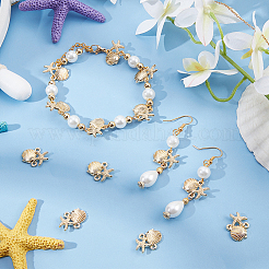 40 шт. подвески-соединители из сплава в морском стиле&nbsp;FIND-BBC0002-96