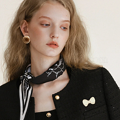 16 шт. эмалевые булавки с бантом&nbsp;JEWB-FH0002-01B