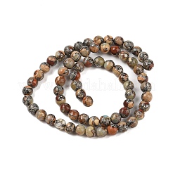 Fili di perline naturali aqua jasper&nbsp;G-K317-A02-01