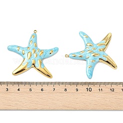 Pendenti in acciaio inossidabile smaltato Ocean 304&nbsp;STAS-T076-08B-03G