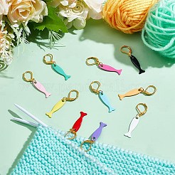 Подвеска в форме рыбы из сплава HJEW-NB00088