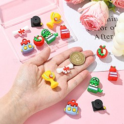 14шт 7 стиля силиконовые бусины&nbsp;SIL-CJ0003-05