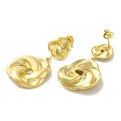 Серьги-гвоздики из нержавеющей стали 304 с ионным покрытием (IP) EJEW-K268-08G