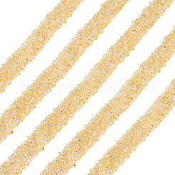 5 m Glitzer-Hotfix-Strass aus Kunstharz.&nbsp;DIY-TA0011-25A