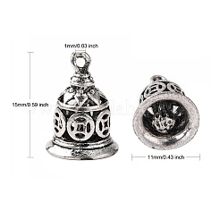 Латунные подвески-колокольчики KK-I257-AS