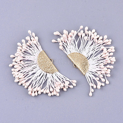 Кулон с кисточкой из поликоттона (полиэстер)&nbsp;FIND-T041-01