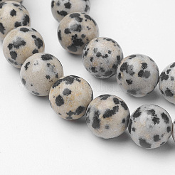 Естественно Далматин яшма шарик нити&nbsp;G-G735-68-8mm