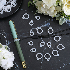 60шт. 2-х стильный силиконовый кулон SIL-GF0001-42C