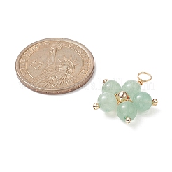 Кулон из бисера из смешанных натуральных драгоценных камней PALLOY-JF02094