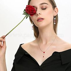 90 шт. 3-х цветные круглые бусины из полимерной глины со стразами на тему Дня святого Валентина RB-HY0001-02