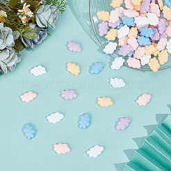 80 Stück opake Harz-Cabochons&nbsp;CRES-ME0001-06