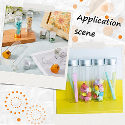 32 шт. 2-х цветные прозрачные стеклянные бутылки-контейнеры для бусин CON-SC0001-13B