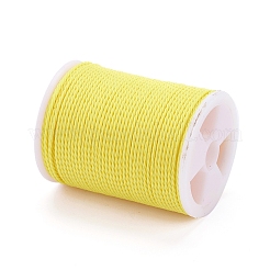 Круглый вощеный полиэфирный шнур&nbsp;YC-G006-01-1.0mm-04