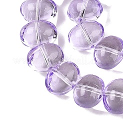 Прозрачные стеклянные бусины гальваническим пряди&nbsp;EGLA-N012-06B