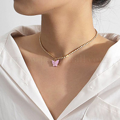 10 ярд двухцветных латунных цепочек со стразами CHC-CD0001-03