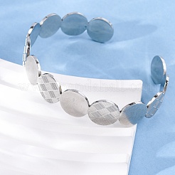 Браслеты-манжеты из нержавеющей стали 304&nbsp;BJEW-P355-01P